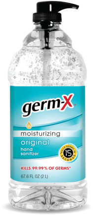 Germ-x Hand Sanitizer 2 Liter Bottle - Member's Mark Vitamin E Moisturizing Hand Sanitizer (258x480), Png Download