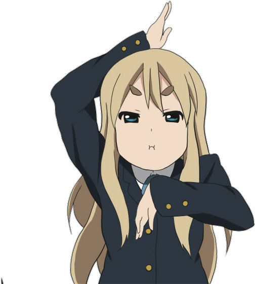 Anime K On Funny (596x600), Png Download
