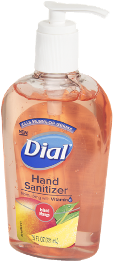 Island Mango Dial Hand Sanitizer Sents (600x600), Png Download