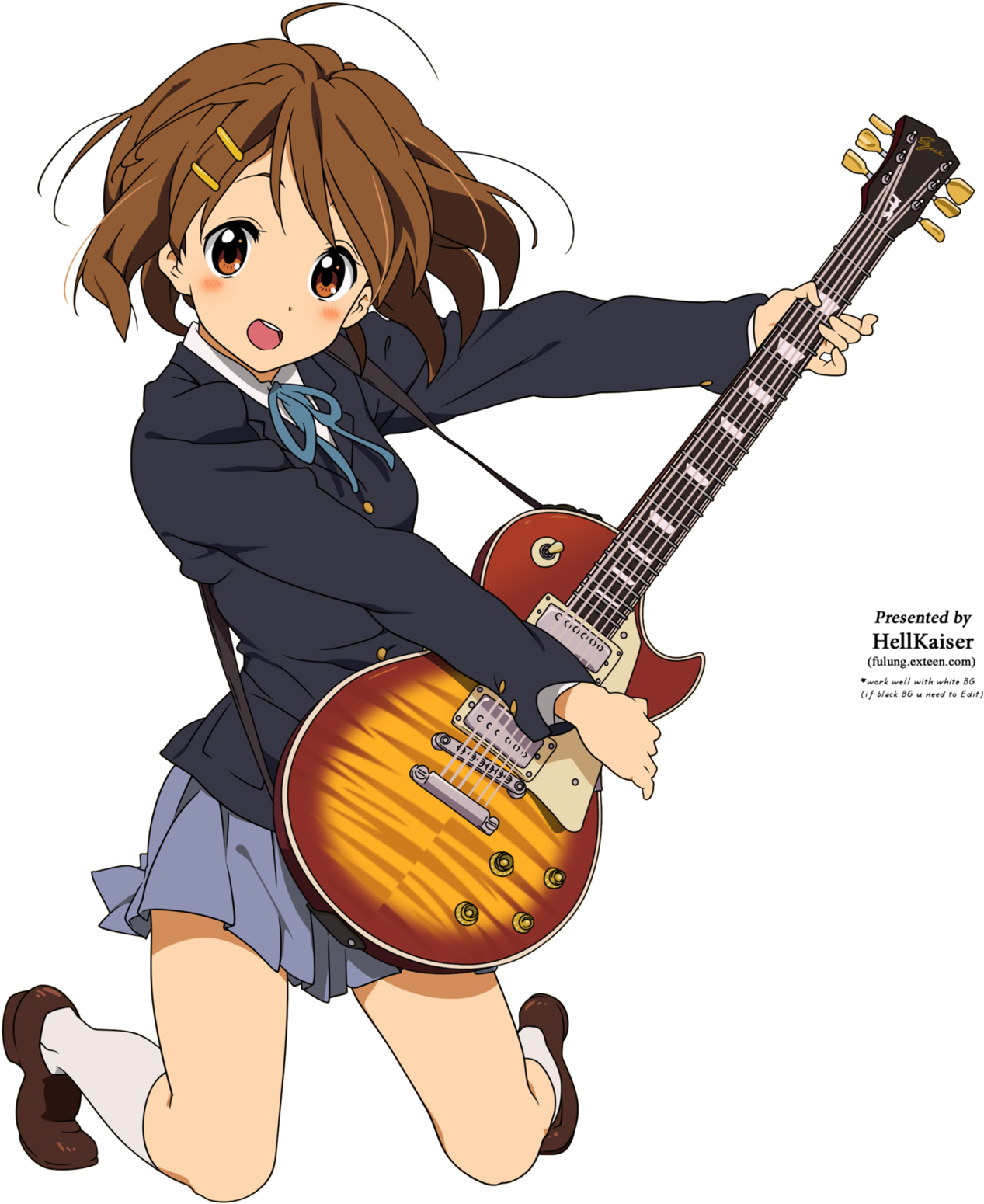 K-on Club Images Yui Hd Wallpaper And Background Photos - K On Yui (1295x1567), Png Download