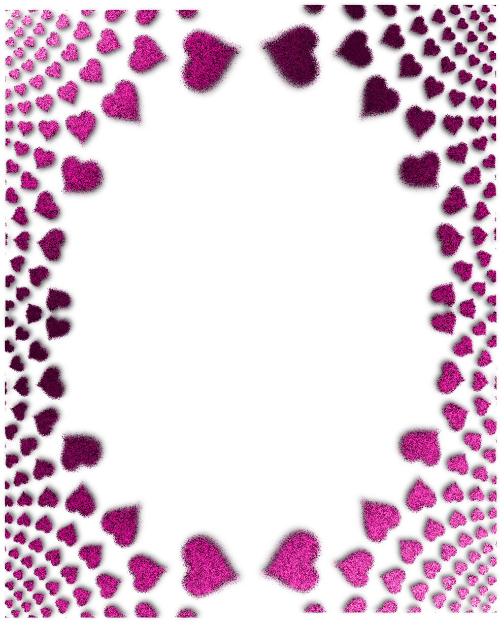 Border Frame - Bin Dekhe Pyar Shayari (1024x1258), Png Download