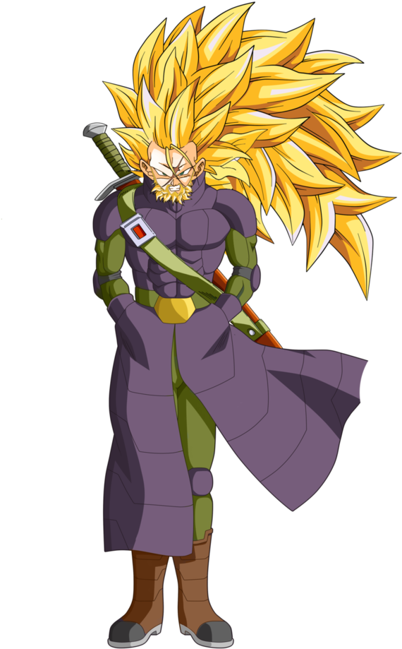Old Man Trunks On Deviantart Goten Png Old Trunks And - Dragon Ball Super Hit (687x1163), Png Download