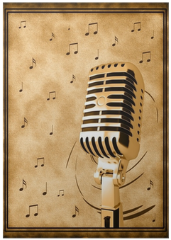 Tableau Micro Vintage (toile Canvas 120x80 Cm) (400x400), Png Download