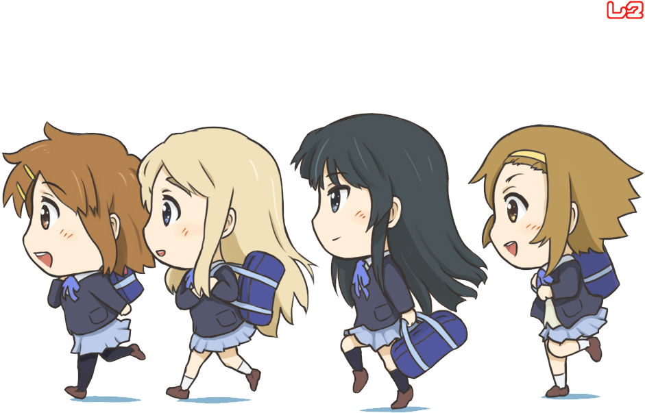 K On Chibi Png Transparent (1000x690), Png Download