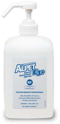 Best Sanitizers' Alpet E3 Plus Hand Sanitizer Spray - Best Sanitizers Sa10036 Alpet E3 Plus Hand Sanitizer (250x513), Png Download