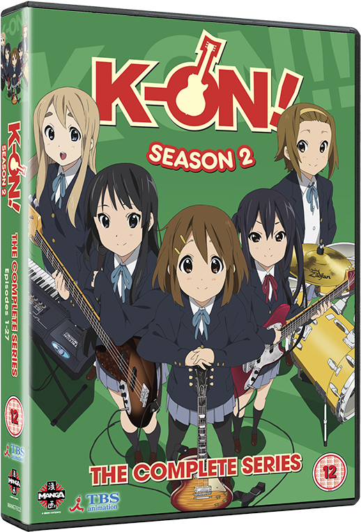 K-on! Season 2 Complete Collection Dvd (530x795), Png Download