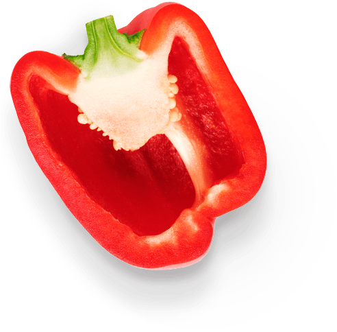 Pepper Transparent Pimento - Pimento Sliced (580x540), Png Download