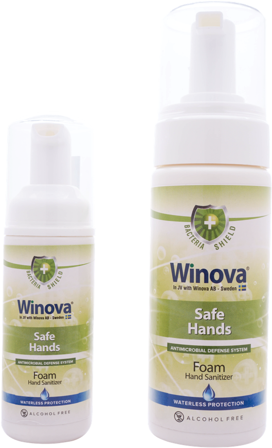Buy Waterless Hand Sanitizer, Alcohol Free Hand Sanitizer - Bottle (683x1024), Png Download