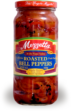 Roasted Bell Peppers - Mezzetta Tamed Jalapeno Peppers - 16 Fl Oz Jar (300x480), Png Download