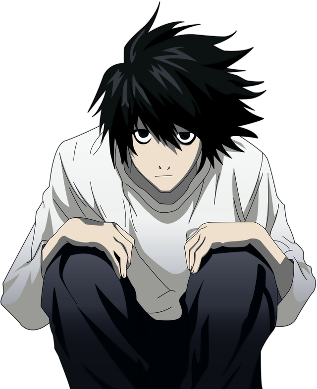 L Is Really An Awesome Detective - L Death Note Profile (643x800), Png Download