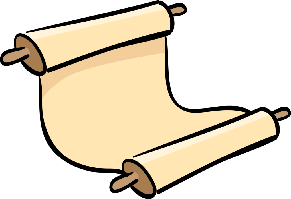 Torah Png - Torahscroll Clipart (1020x700), Png Download