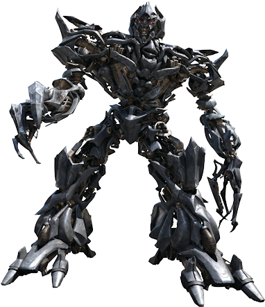 Si-30 - Transformers Movie 1 Megatron (393x450), Png Download