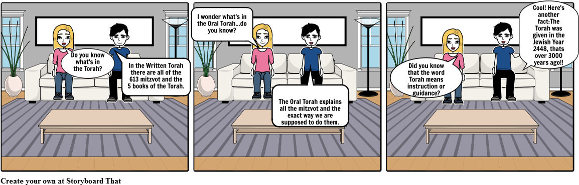 The Torah - Cartoon (1164x385), Png Download