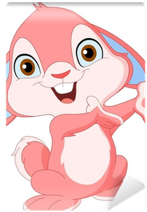 Cute Bunny Cartoon (400x400), Png Download