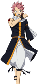 Natsu Dragneel - Anime Fairy Tail Natsu Dragneel Cosplay Costume (650x350), Png Download