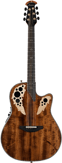 Ovation Acoustic-electric Guitars - Ovation C2078axp-koa Elite Plus Koa (400x554), Png Download