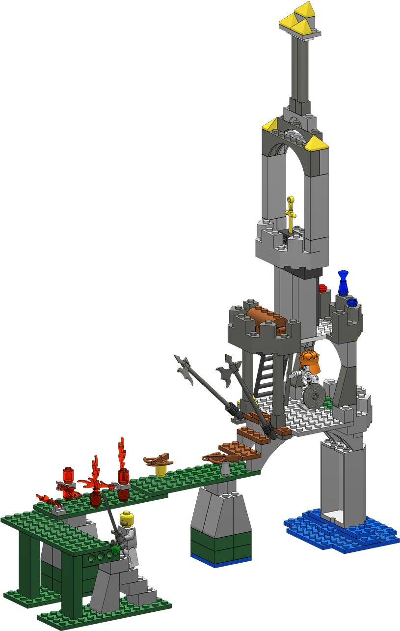 Lego Master Sword Tower - Lego Master Sword (1000x1400), Png Download