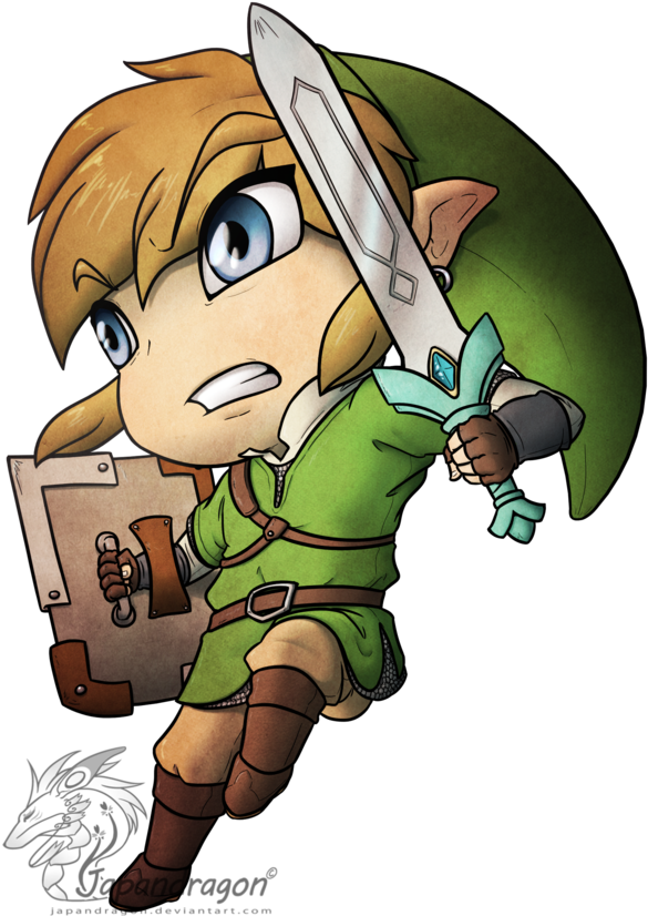 94 Images About The Legend Of Zelda On We Heart It - Link Skyward Sword Chibi (600x845), Png Download