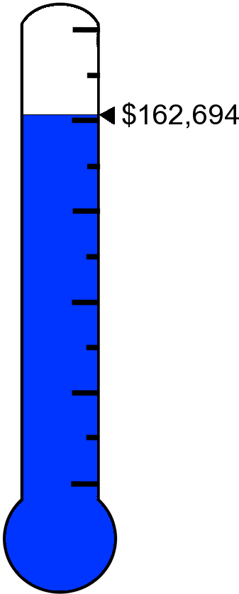 Overview Torah Of Unity Campaign - $25000 Thermometer For Fundraising (408x889), Png Download