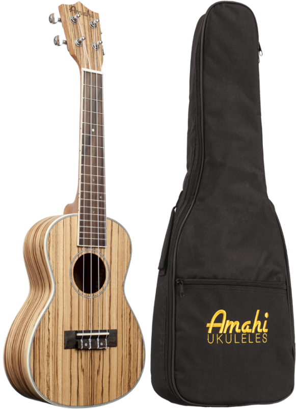 Amahi Zebrawood Uk330 Concert Ukulele (600x814), Png Download