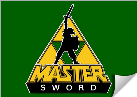 Link And The Master Sword - Master Sword (674x516), Png Download