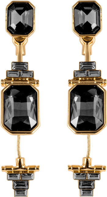 Ioaku The Legacy Earrings Gold Smoke - Legacy Earrings (1000x880), Png Download