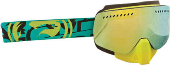 Nfxs Snow Goggle Cast W/gold Smoke Lens - Dragon Nfxs Snowmobile Goggles (640x640), Png Download