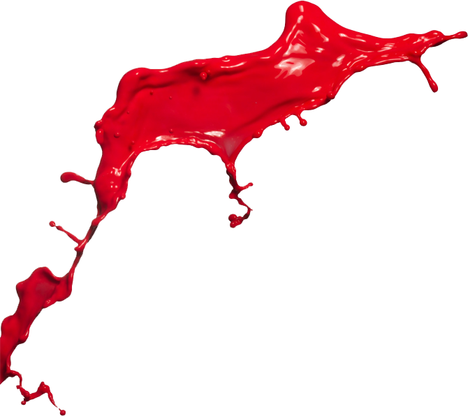 May We Colour Your Life - Transparent Red Colour Splash (670x596), Png Download