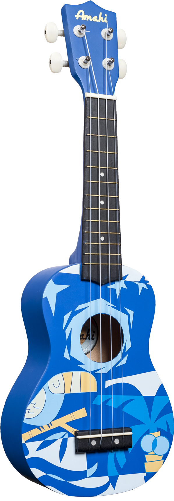 Blue Bird Ukulele - Blue Bird Ukulele Amahi (637x1800), Png Download