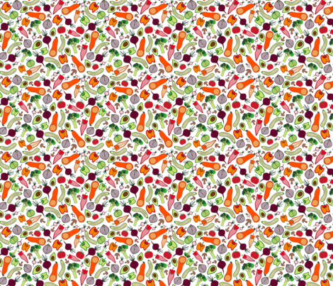 Ratatouille Fabric By Suestrobel On Spoonflower - Textile (470x403), Png Download