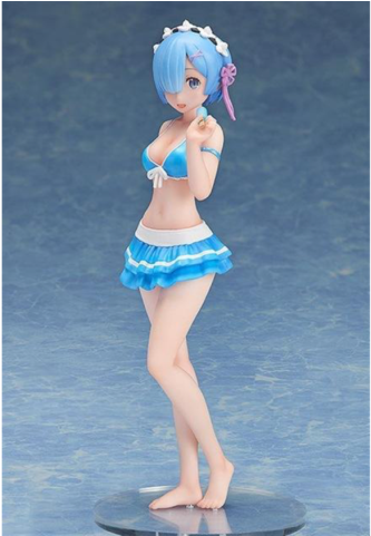 Rem & Ram Swimsuit Figure - Re Zero Rem Figure Swimsuit (480x480), Png Download