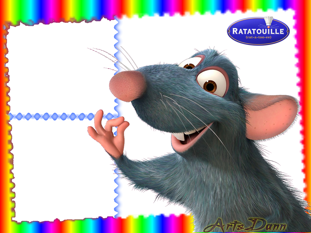 Remy Mestre Cuca De Ratatouille - Cute Cartoon Rat (1024x768), Png Download