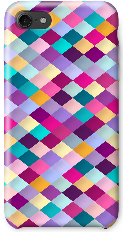 Rhombus - Colorful Geometric Pattern Beach Towel (524x992), Png Download