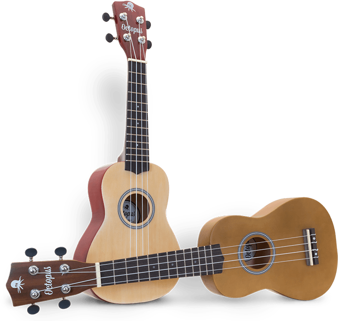 Natural Series - Octopus Concert Ukulele - Red Burst (860x680), Png Download