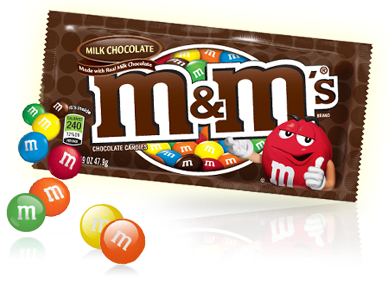M&m's Chocolate - M&m's Milk Chocolate (400x320), Png Download