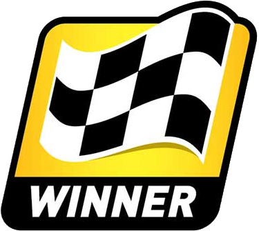 Cup Series Winner Sticker - Nascar Race Winner Sticker (375x335), Png Download