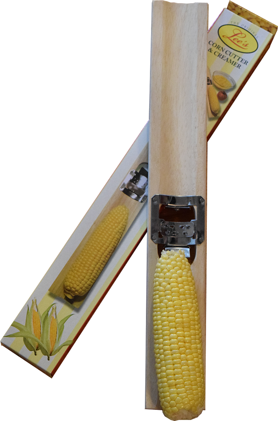 Wooden Corn Cutter And Creamer (1043x1500), Png Download