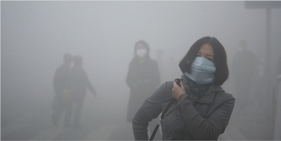 China Smog Breaks Records - Smog Fotoquímico China (900x675), Png Download