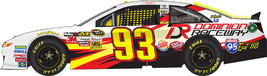 Travis Kvapil Will Drive The No - Nascar Decals #93 Travis Kvapil (922x300), Png Download
