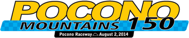 Pocono Truck Logo Nascar - Pocono Mountains 150 Logo (640x360), Png Download