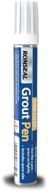 Grout Pen - Ronseal Gpbwh15 15ml One Coatgrout Pen (445x445), Png Download