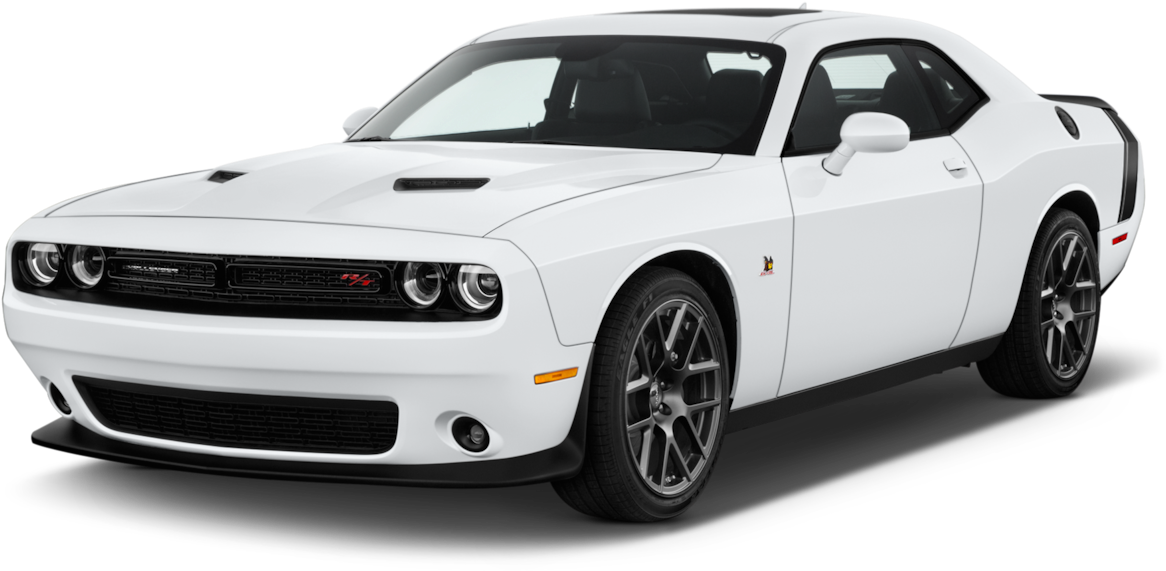 25 - - 2018 Dodge Challenger White (1360x903), Png Download