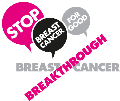 Breakthrough Breast Cancer Logo - Breast Cancer Logo Png (405x342), Png Download