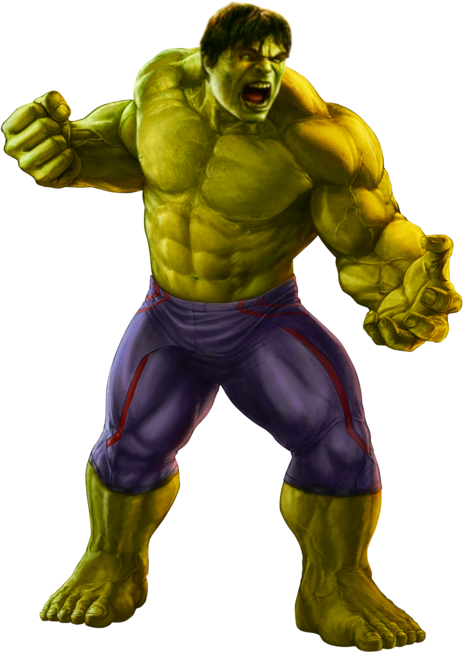 Hulk By Alexelz - Hulk Avengers Age Of Ultron Png (675x940), Png Download
