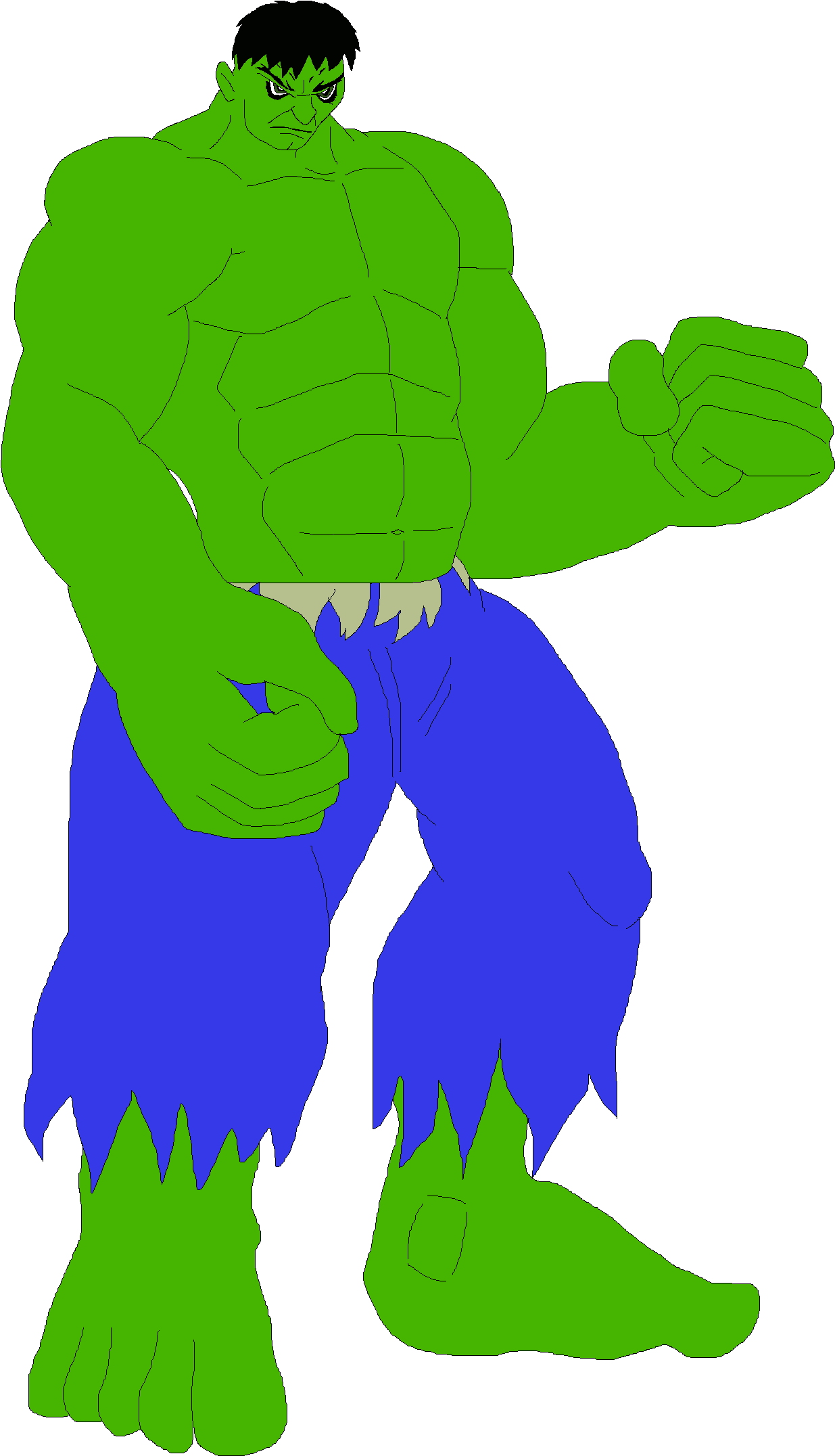 50px - Hulk (1260x2156), Png Download