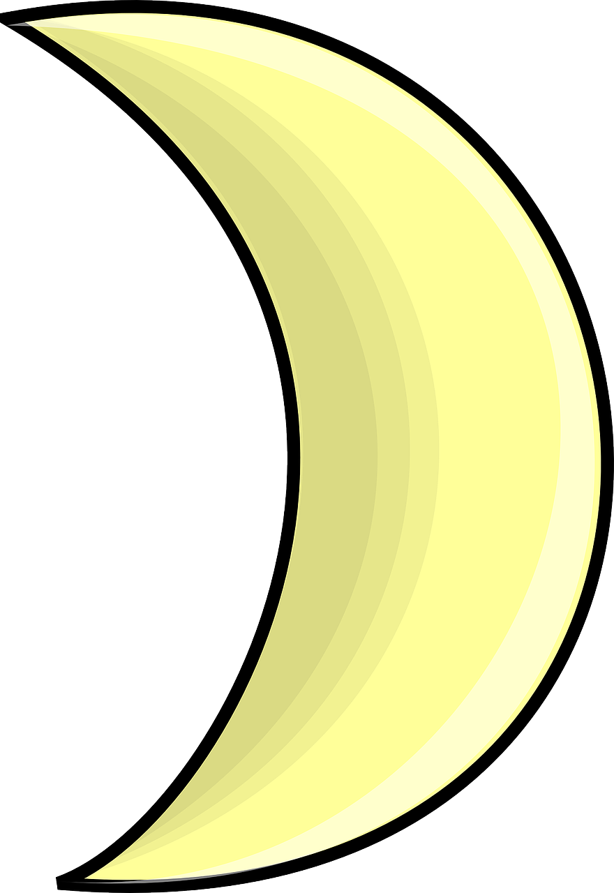Moon Svg Clip Arts 408 X 593 Px (408x593), Png Download
