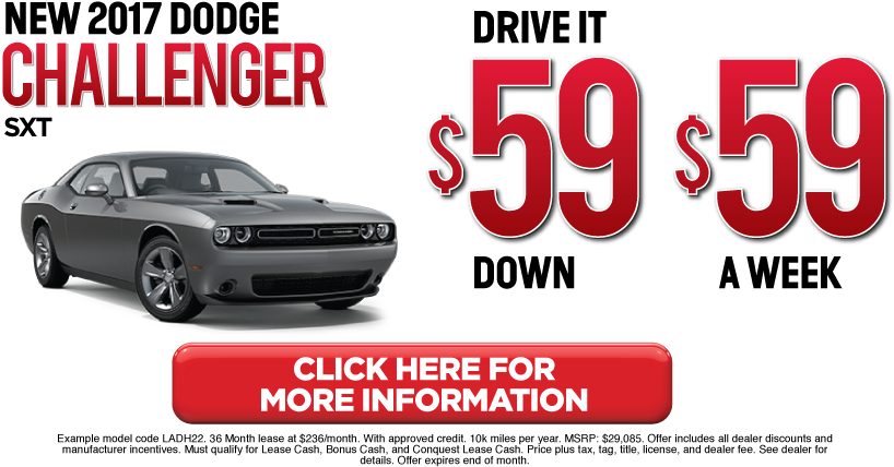 2016 Dodge Challenger Special - Chris Myers Dodge Chrysler Jeep (873x464), Png Download