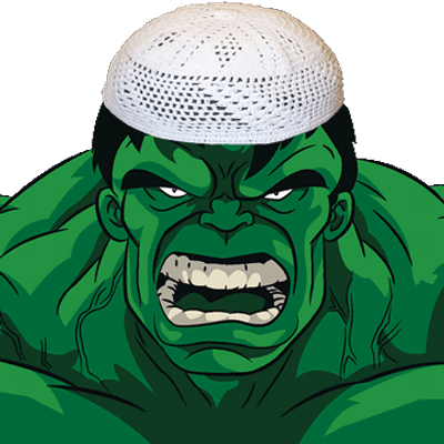 Muslim Hulk - Hulk Muslim (400x400), Png Download