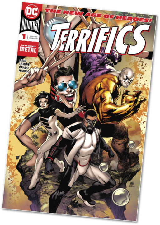 0228182 - Terrifics Comic (568x770), Png Download