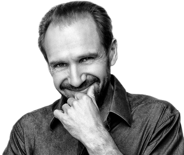 Ralph Fiennes Black And White - Terry Gilliam Mr Vertigo (400x400), Png Download